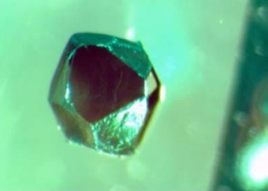 Single pyrite inclusion