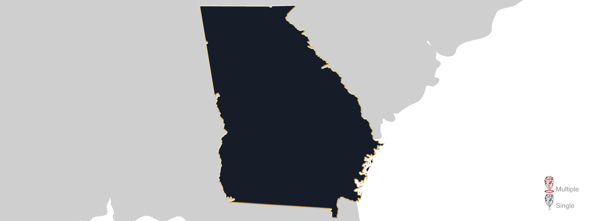 Georgia map