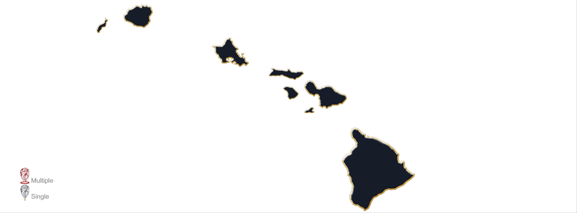 Map of Hawaii