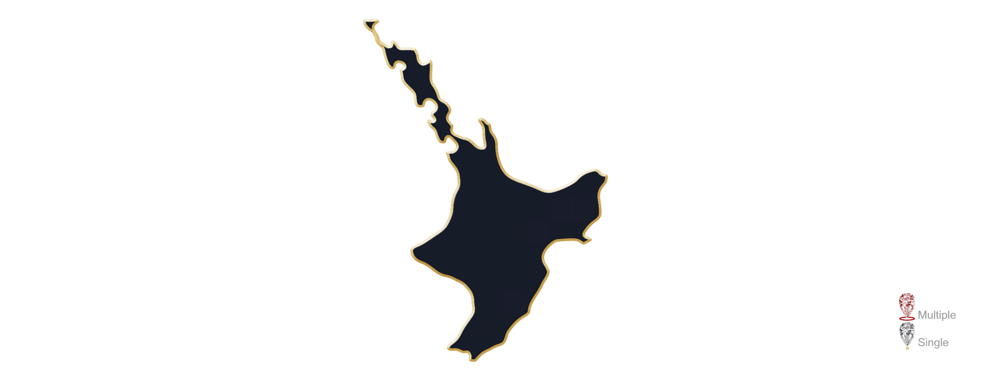 North Island map